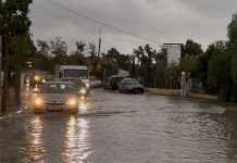 Διακοπή κυκλοφορίας στη Λεωφόρο Βουλιαγμένης λόγω συσσώρευσης υδάτων