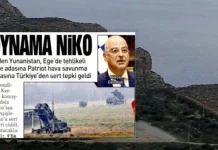 Τουρκικό πρωτοσέλιδο κατά Δένδια για τους Patriot στην Κάρπαθο – «Μην παίζεις με τη φωτιά»